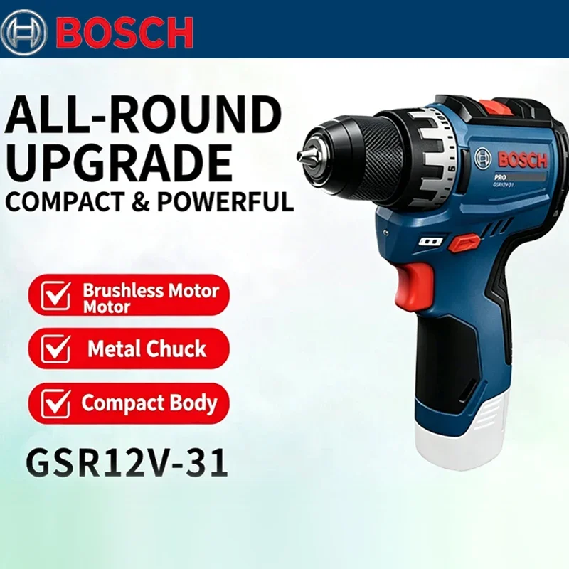 Home Appliances - Bosch GSR 12V-31 Bürstenloser Elektrobohrer mit