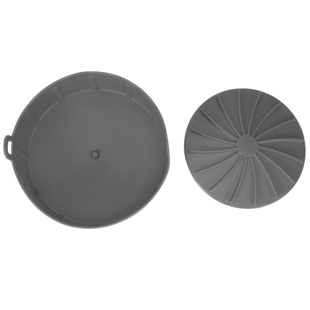 Air Fryer Silicone Pot Liner - Lebensmittelechter Silikon-Topf für Heißluftfritteusen, hitzebeständig, antihaftbeschichtet,