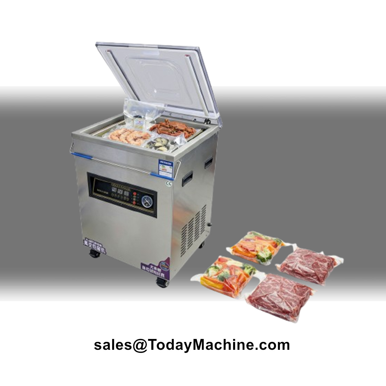 Food Vacuum Sealer Machine - Vertikale Externe Vakuum-Beutelversiegelungsmaschine für Gemahlenen Kaffee