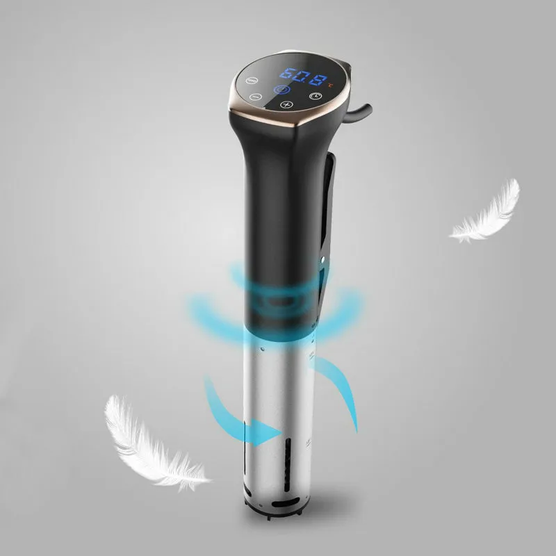 Digital Sous Vide Precision Cooker - Intelligenter Sous-Vide-Kocher Präzisions-Tauchzirkulator Niedertemperatur-Slow-Cooking-Stick Digitale Touch-Steuerung