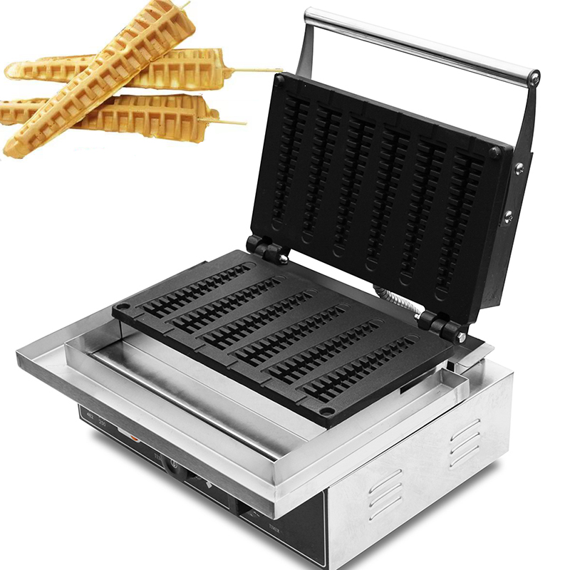 Mini Waffle Maker Machine - HPH2O Elektrische Waffeleisen-Maschine, Lolly-Waffel in Tannenform,