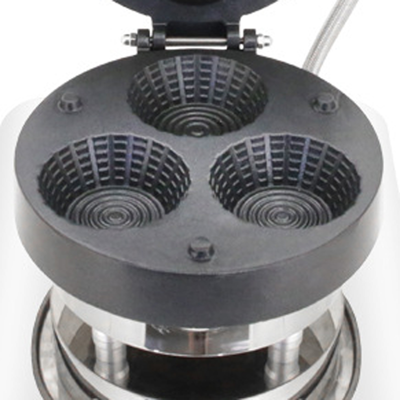 Kommerzielle Dreifach-Eiswaffe – Mini Waffle Maker Machine Bewertung und Preis