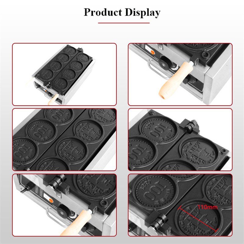 4 stücke Kleine Gold Münze Bro – Mini Waffle Maker Machine Bewertung und Preis