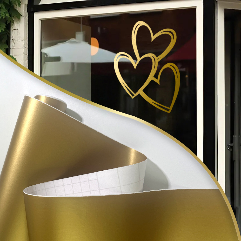 1 Rolle Matte Gold Vinyl Rolle – Home Appliances Bewertung und Preis