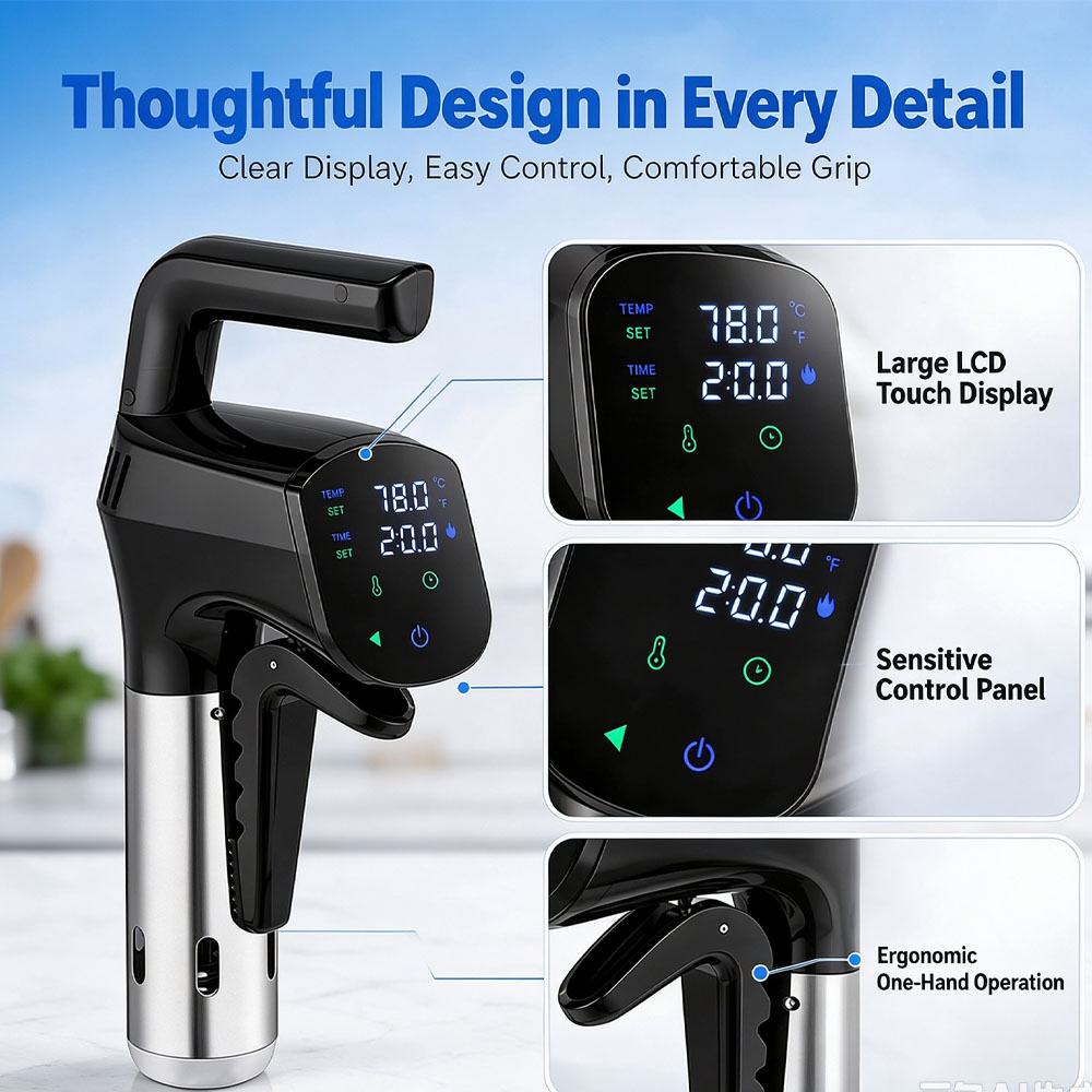 WiFi Sous-Vide-Kocher 1800W Ta – Digital Sous Vide Precision Cooker Bewertung und Preis