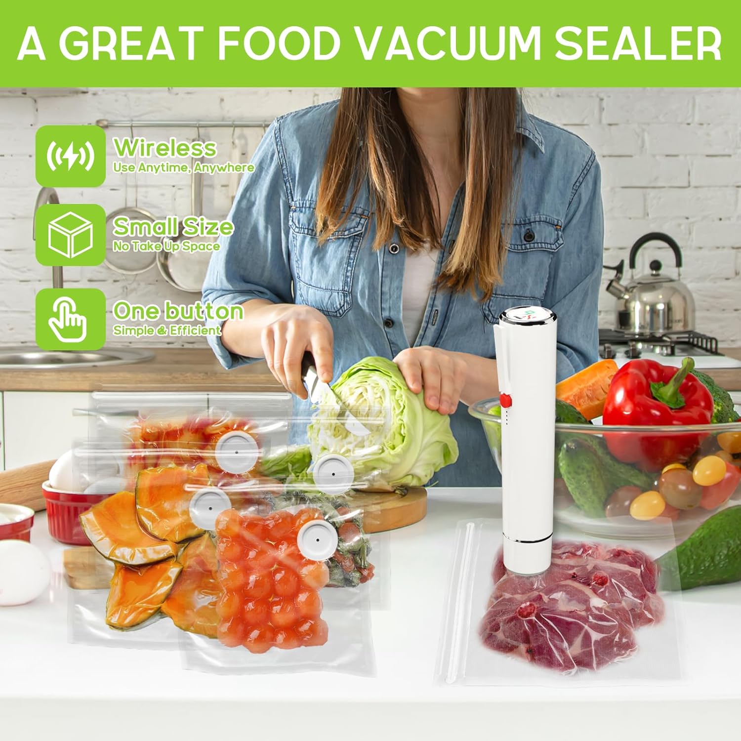 Vakuumiergerät, tragbare Vakuu – Food Vacuum Sealer Machine Bewertung und Preis